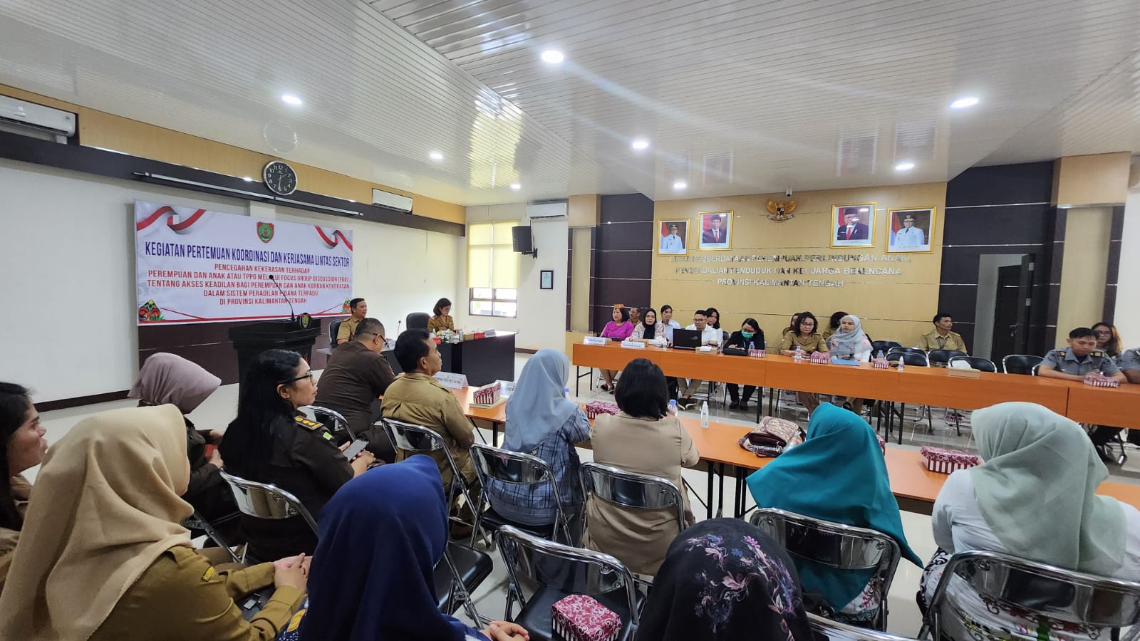 DP3APPKB Gelar FGD Akses Keadilan Bagi Perempuan dan Anak dalam Sistem Peradilan Pidana Terpadu di Kalimantan Tengah