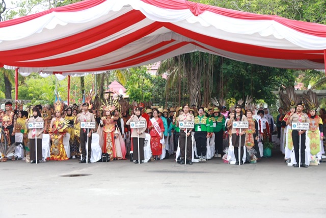 Jambore Kader PKK Tingkat Provinsi Kalteng Tahun 2024 Resmi Dibuka