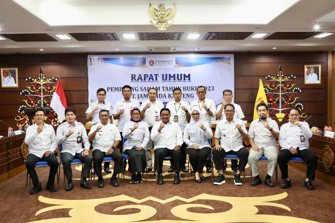 Wagub Kalteng Sampaikan Arahan Gubernur Pada RUPS Tahunan PT Jamkrida Kalteng Tahun Buku 2023