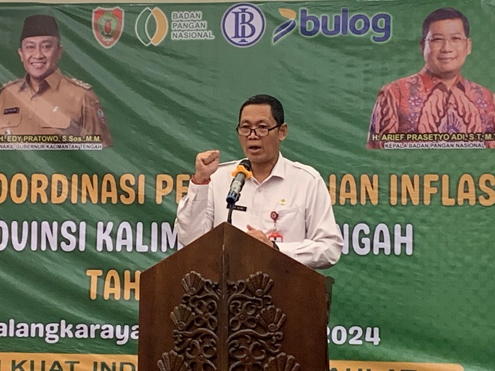 Buka Rakor Pengendalian Inflasi Prov. Kalteng, Sahli Yuas Elko Harapkan Tim Satgas Pangan dan TPID Proaktif Memantau Pergerakan Harga Jelang HBKN