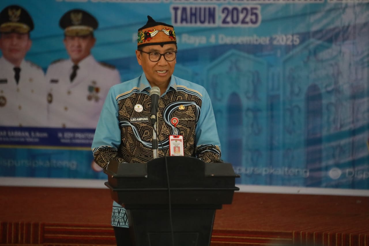 Buka Rakorda Perpustakaan, Plt Sekda Kalteng Dorong Transformasi Digital dan Literasi Daerah