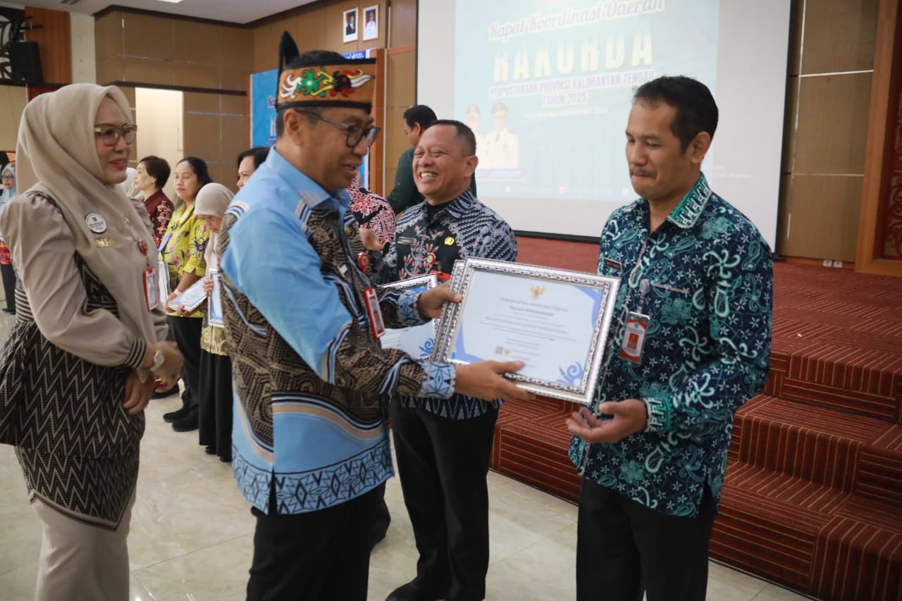 Buka Rakorda Perpustakaan, Plt Sekda Kalteng Dorong Transformasi Digital dan Literasi Daerah