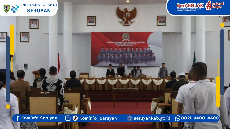 Wakil Bupati Seruyan Hadiri Rapat Paripurna ke-18, DPRD-Pemkab Sepakati Raperda APBD 2026