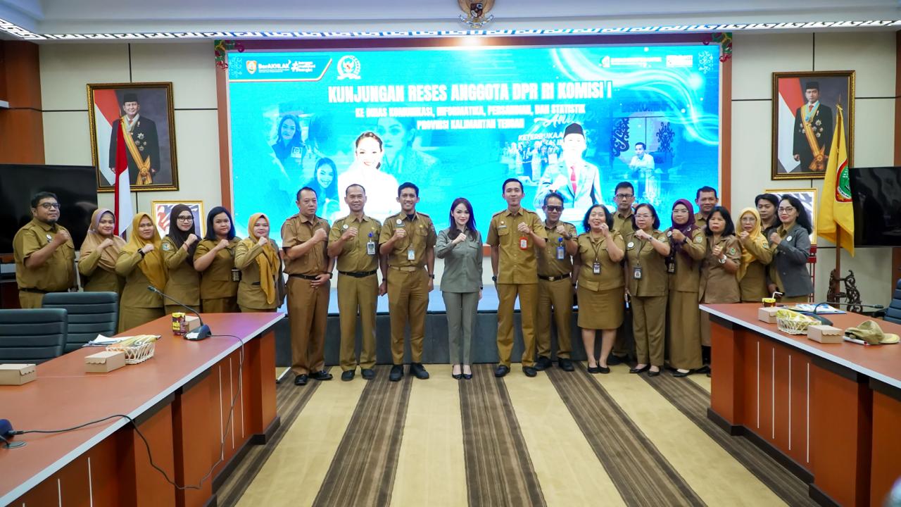 Perkuat Sinergi Pusat dan Daerah, Diskominfosantik Kalteng Terima Kunjungan Reses Anggota DPR RI Andina Theresia Narang