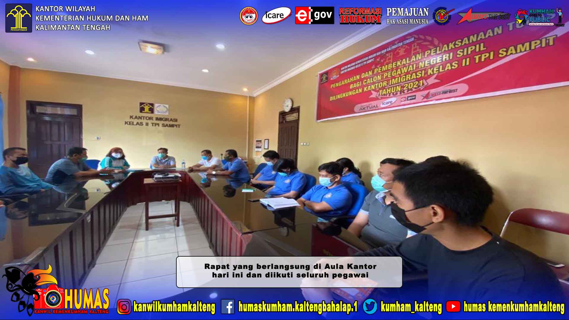 Rapat dan Evaluasi Pembinaan Pegawai