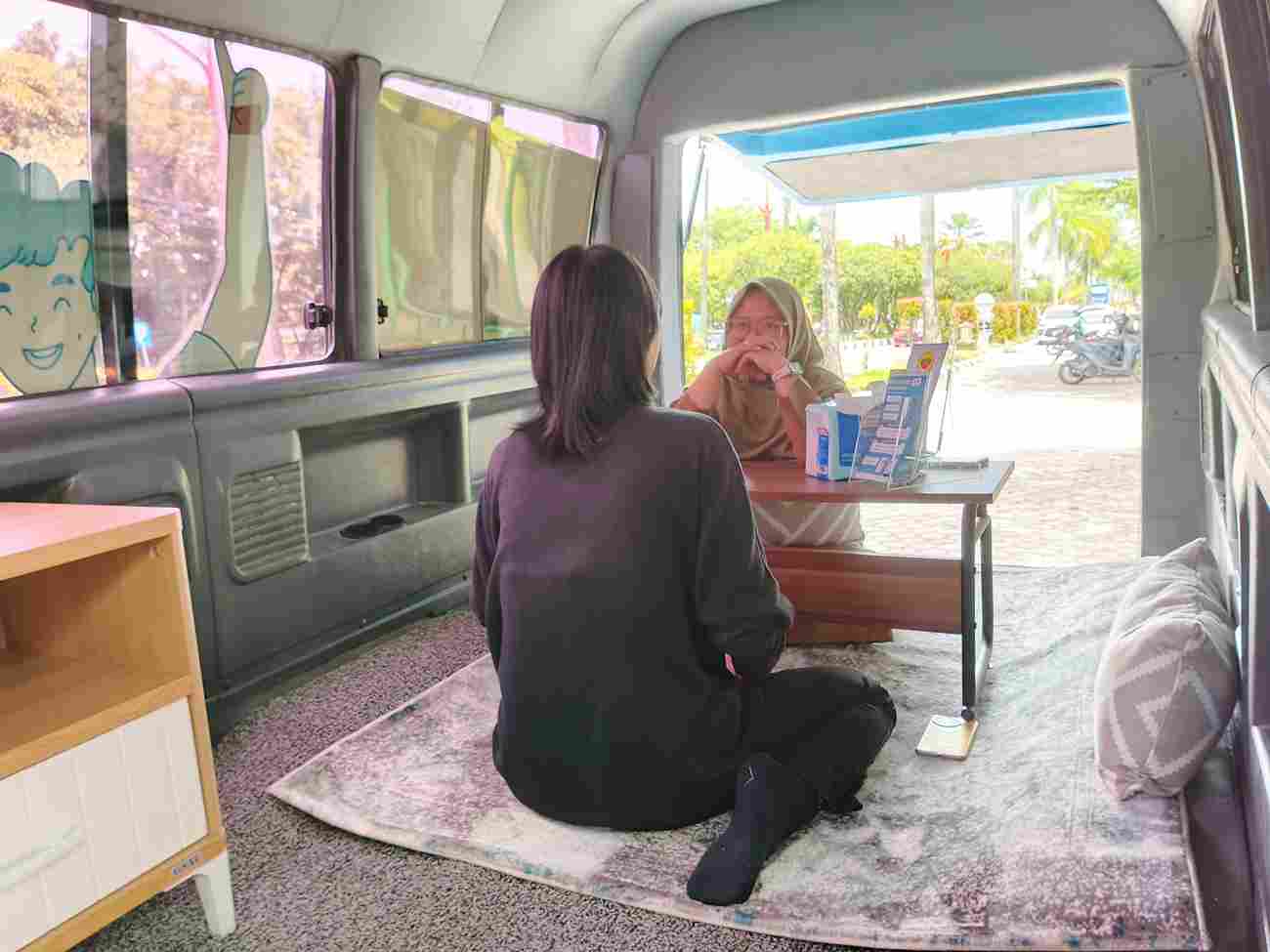 Mobil ESKRIM : Edukasi dan Skrining Mental RS Kalawa Atei