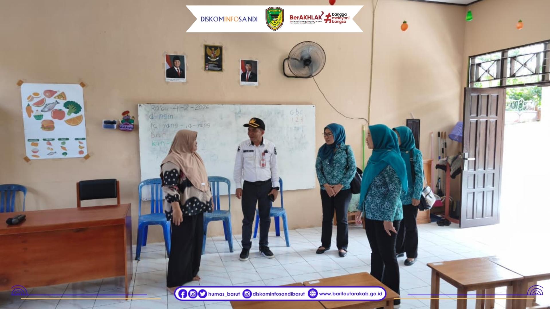 Bunda PAUD Barito Utara Kunjungi TK Negeri Pembina Lahei