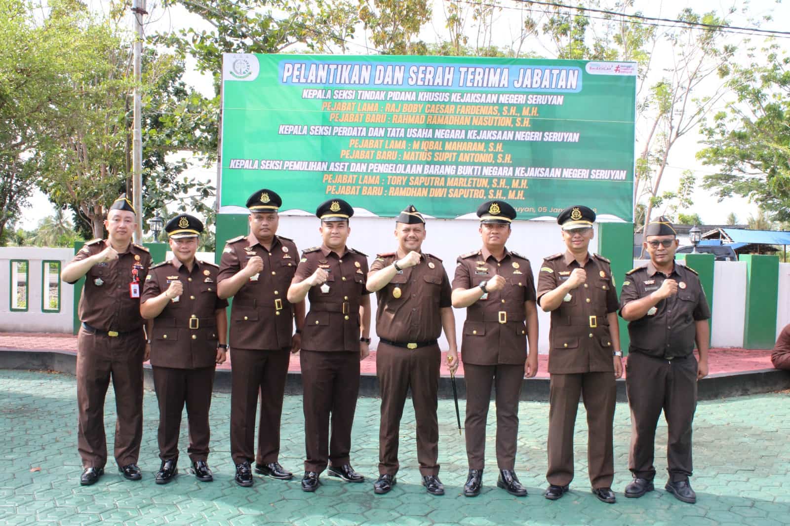 Pelantikan Pejabat Struktural Kejari Seruyan, Tegaskan Komitmen Penegakan Hukum Profesional