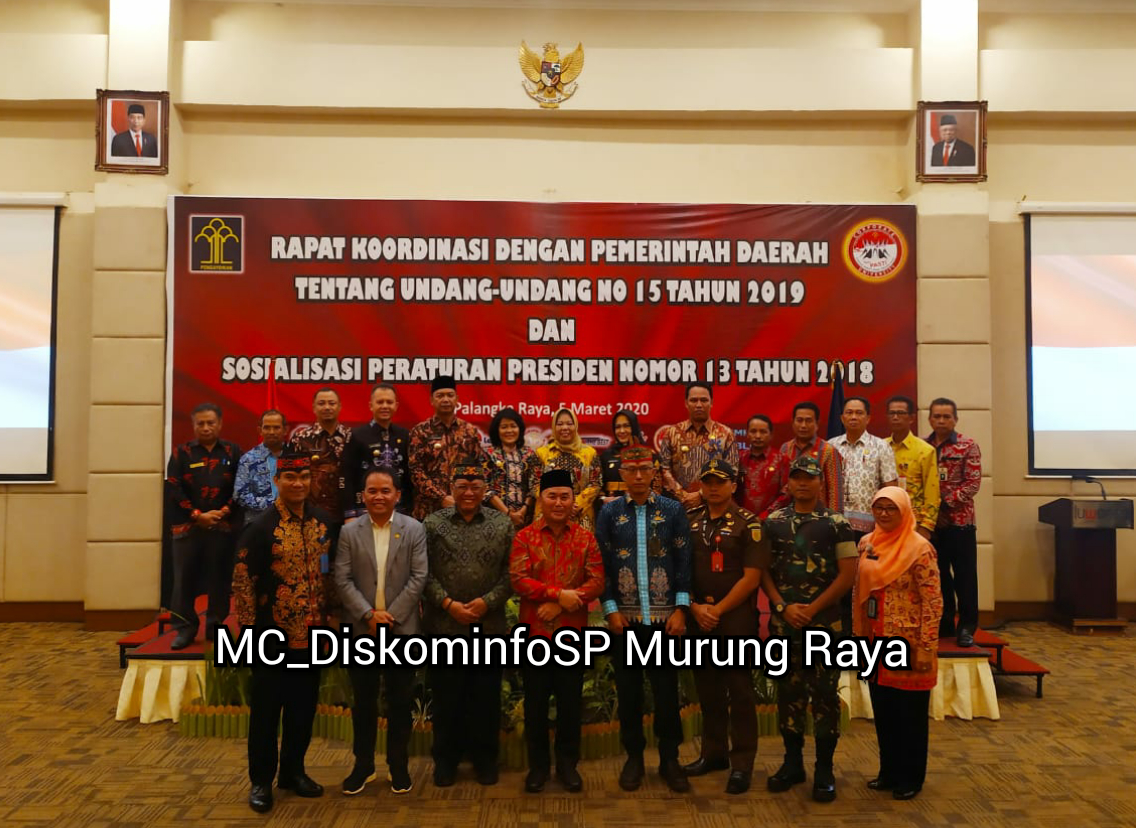 Wabup MURA Hadiri Rapat Koordinasi dengan Pemerintah Daerah Terkait UU No. 15 TA 2019