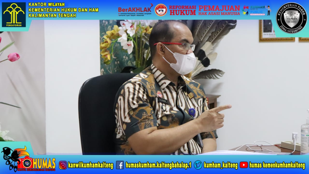 Pentingnya Perlindungan Kesehatan Dalam Bekerja, Kakanwil Kemenkumham Kalteng Terima Kunjungan Kepala BPJS Ketenagakerjaan Cabang Palangka Raya