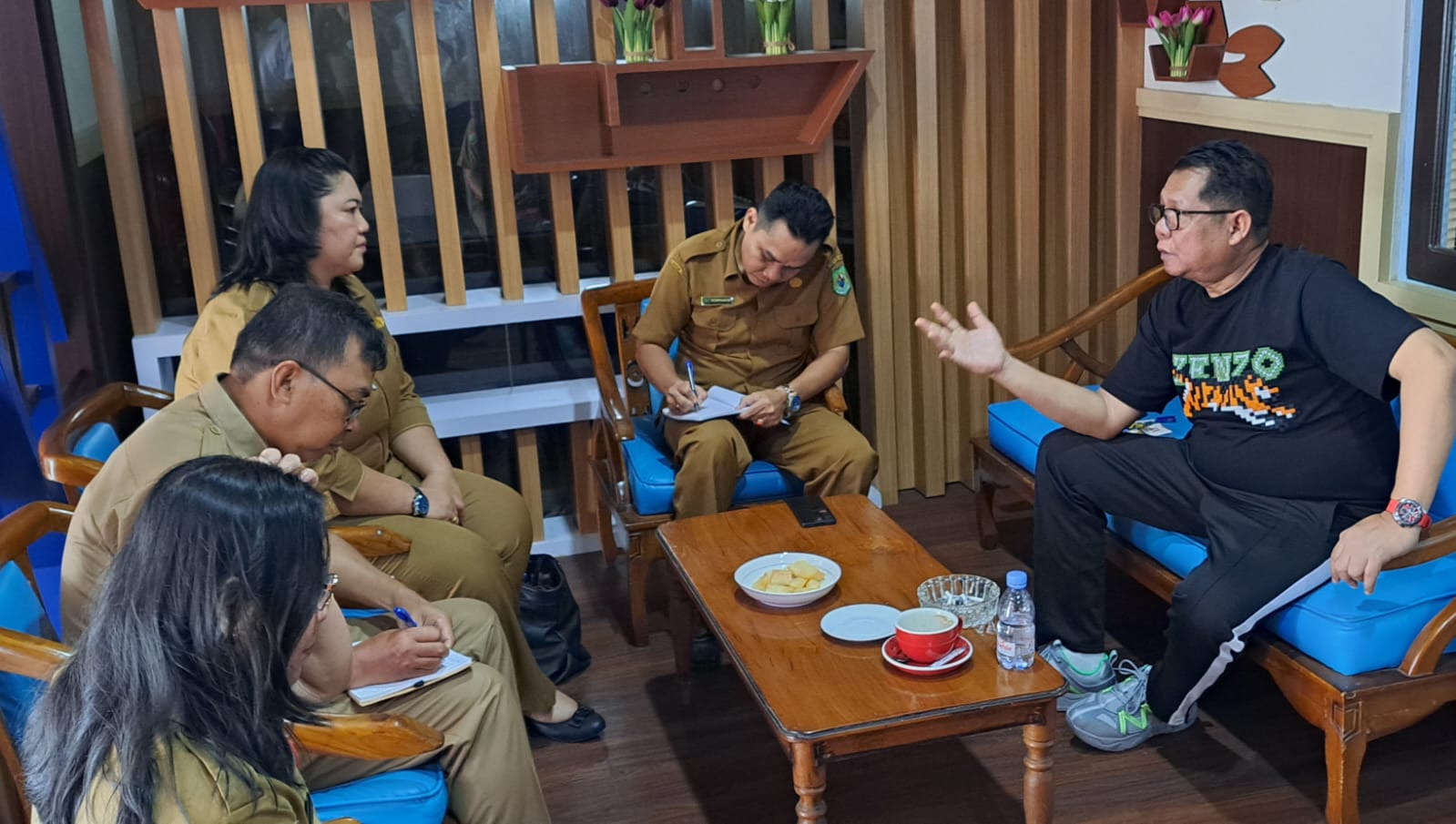 Jalin Silaturahmi, Kepala Dislutkan Prov. Kalteng Terima Kunjungan Kepala DKPP Kabupaten Kapuas