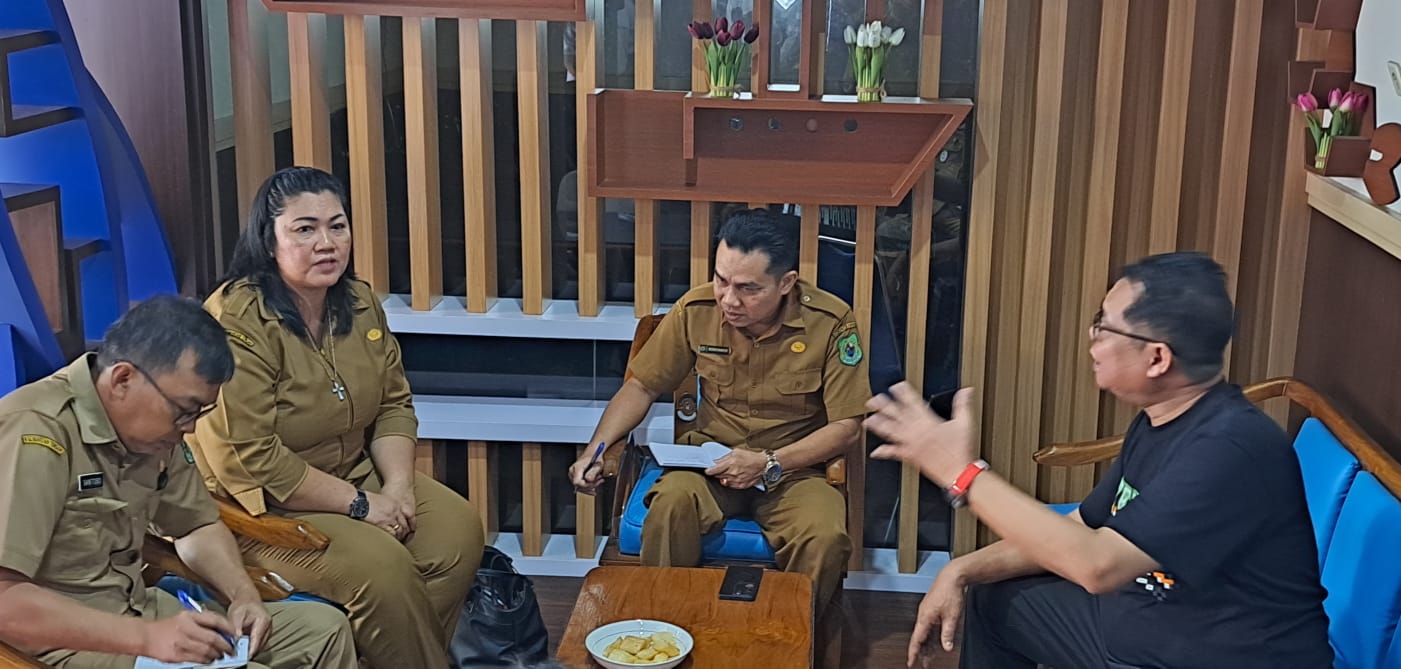 Jalin Silaturahmi, Kepala Dislutkan Prov. Kalteng Terima Kunjungan Kepala DKPP Kabupaten Kapuas
