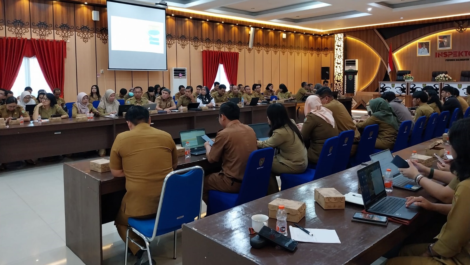 Inspektorat Daerah Prov. Kalteng Lakukan Pendampingan Penyusunan Risk Register Bagi Perangkat Daerah Tahun 2024