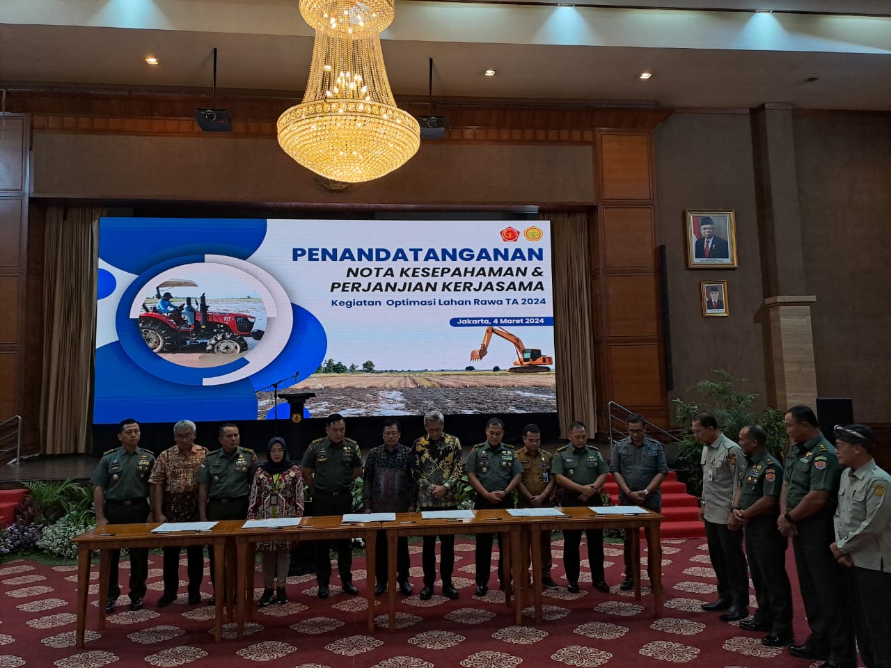 Optimasikan Lahan Rawa di Kalteng, Kadis TPHP Gandeng Aster Kodam Tanjungpura