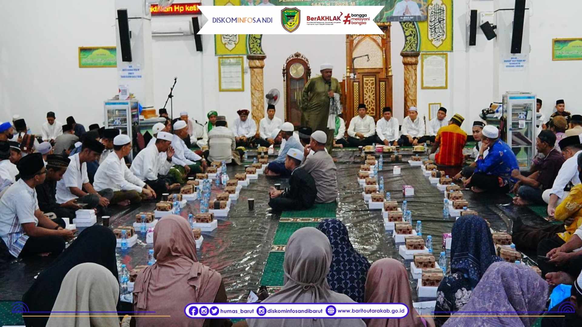 Bupati Barito Utara Himbau Masyarakat Desa Bukit Sawit Jaga Kebersamaan dan Integritas