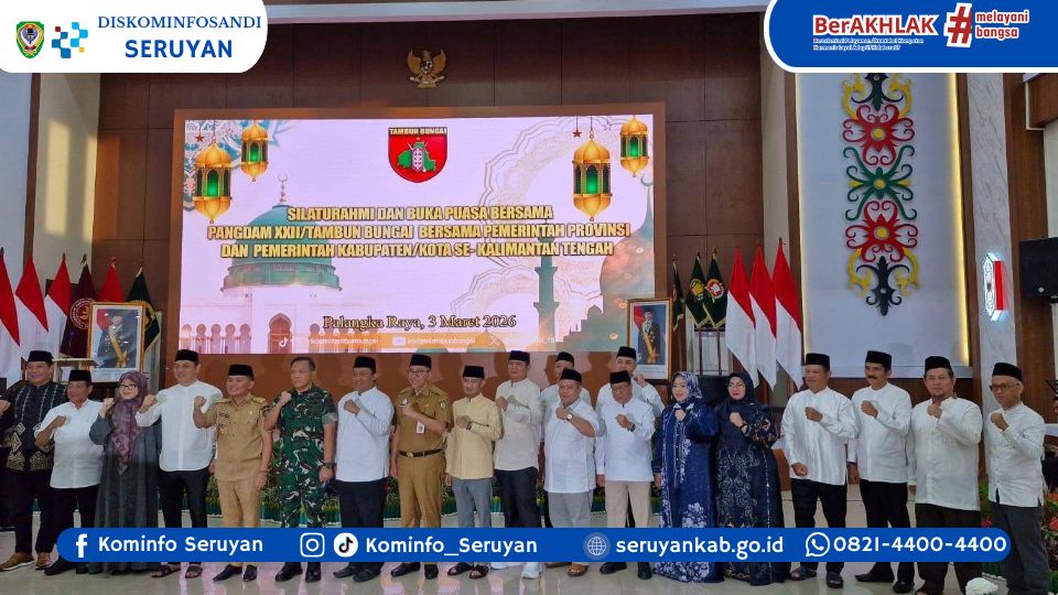 Perkuat Sinergi di Bulan Ramadan, Bupati Seruyan Hadiri Buka Puasa Bersama Kodam XII/TB