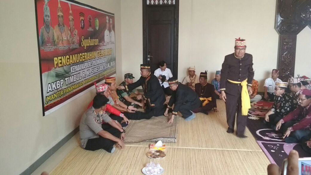Kapolres Palangka Raya di Tampung Tawar