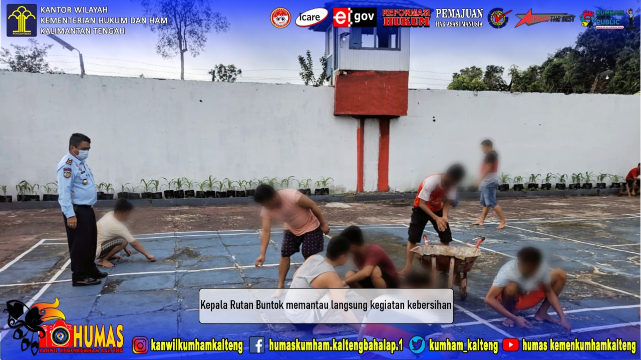 Pastikan Kebutuhan WBP Terpenuhi, Kepala Rutan Buntok Pantau Pendistribusian Makanan WBP