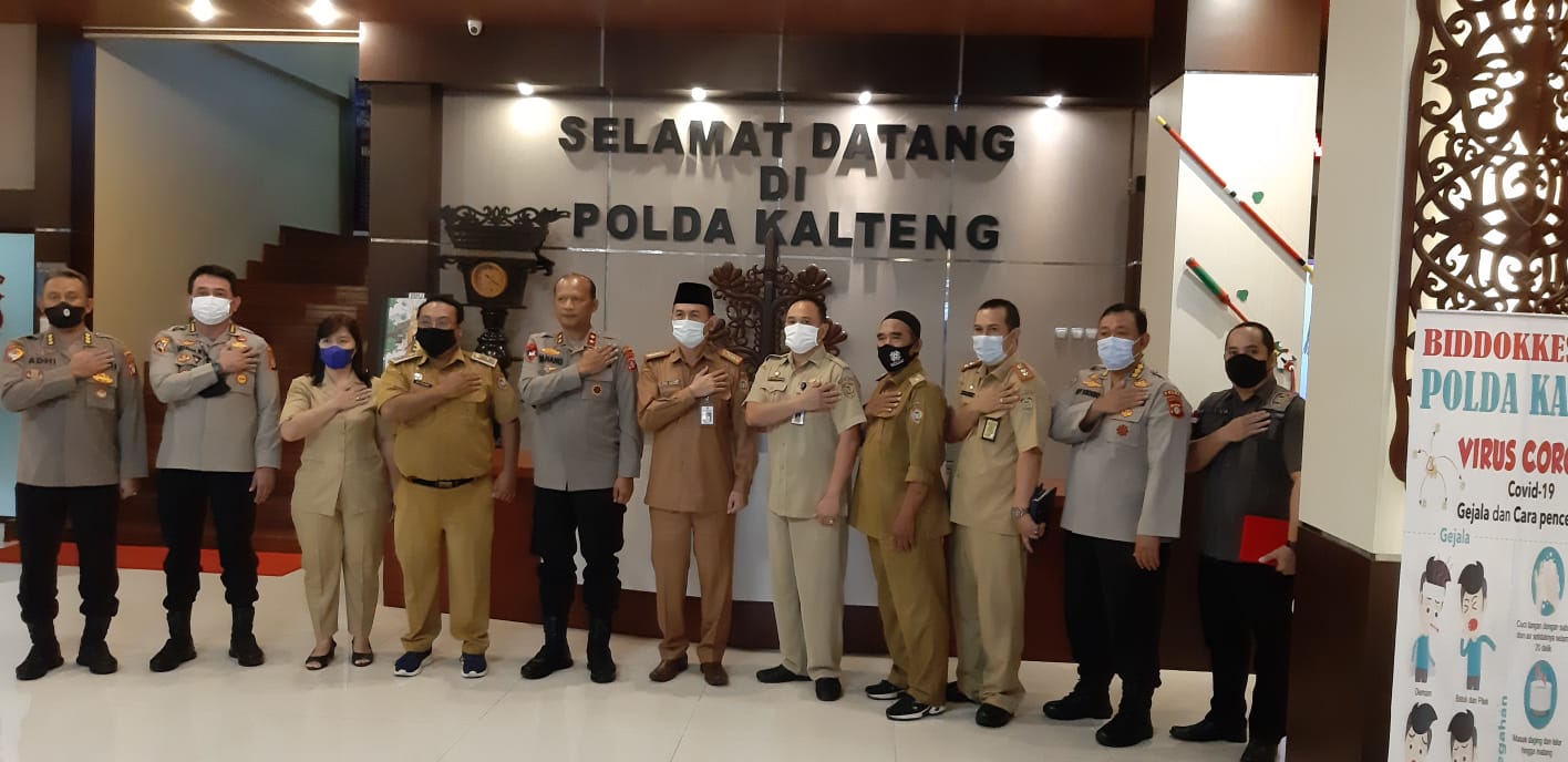 Plt. Kepala Badan Kesbangpol Andi Arsyad Bersilahturahmi ke Polda Kalteng