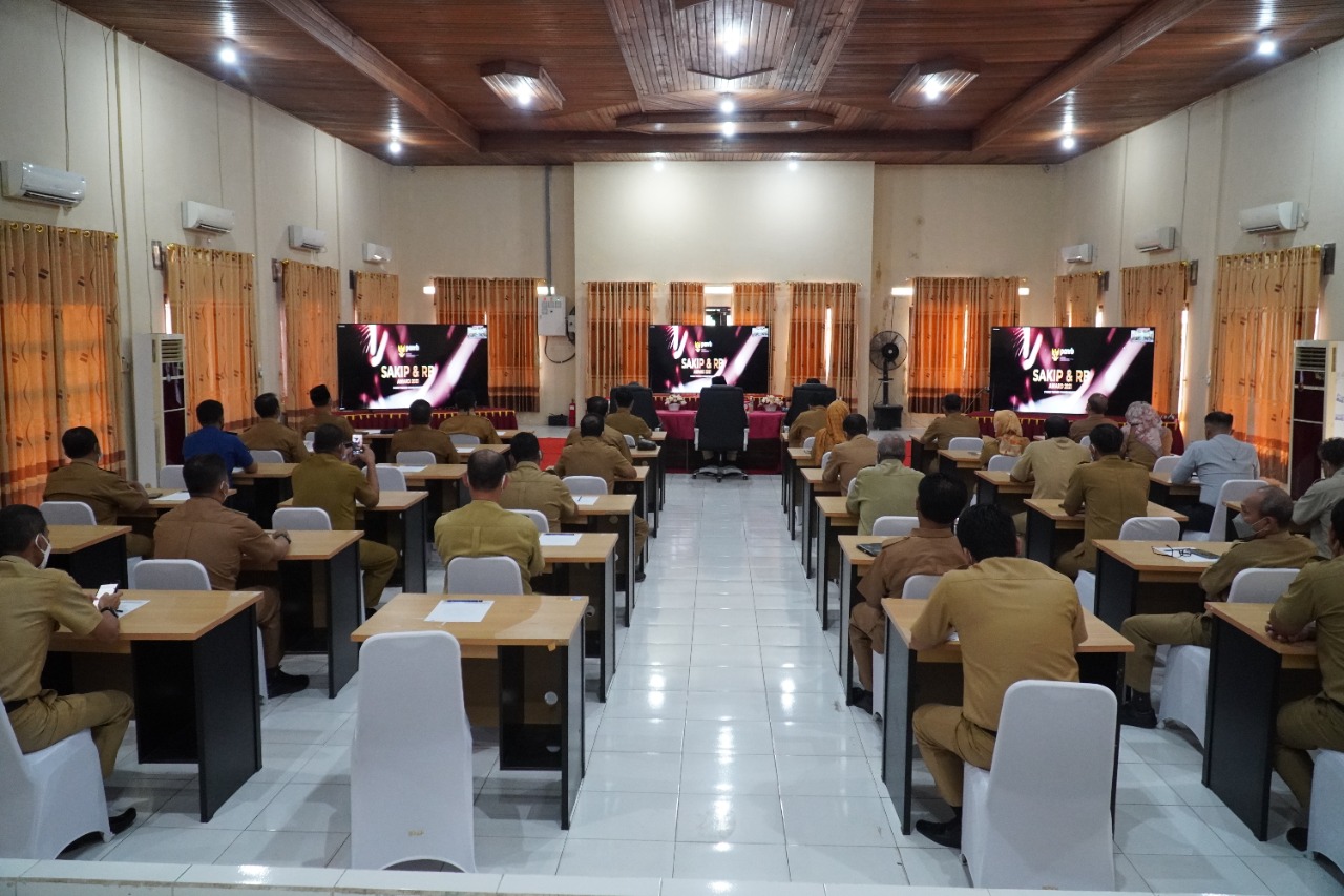 Pemkab Lamandau Ikuti Penghargaan SAKIP dan RB Secara Virtual