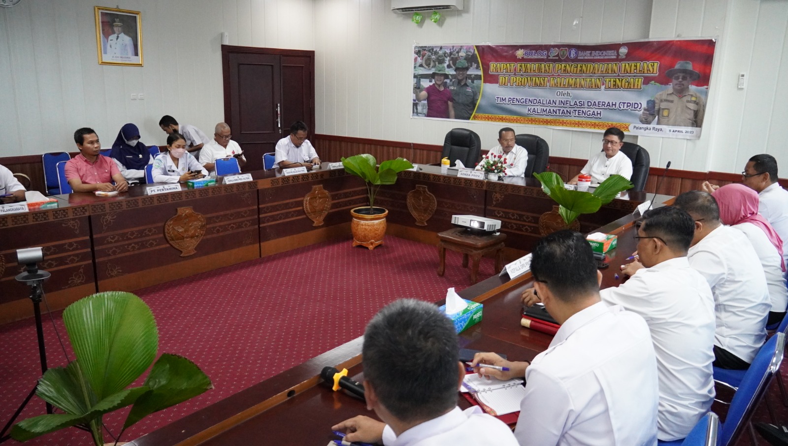 Waspada Lonjakan Inflasi, Sekda Prov Kalteng  Nuryakin Tekankan Sinergisitas Semua Pihak