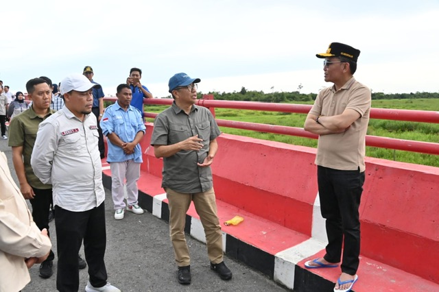 Gubernur Agustiar Sabran : Pemprov Kalteng Pastikan Penyelesaian Infrastruktur Jembatan Jelai di Kabupaten Sukamara 