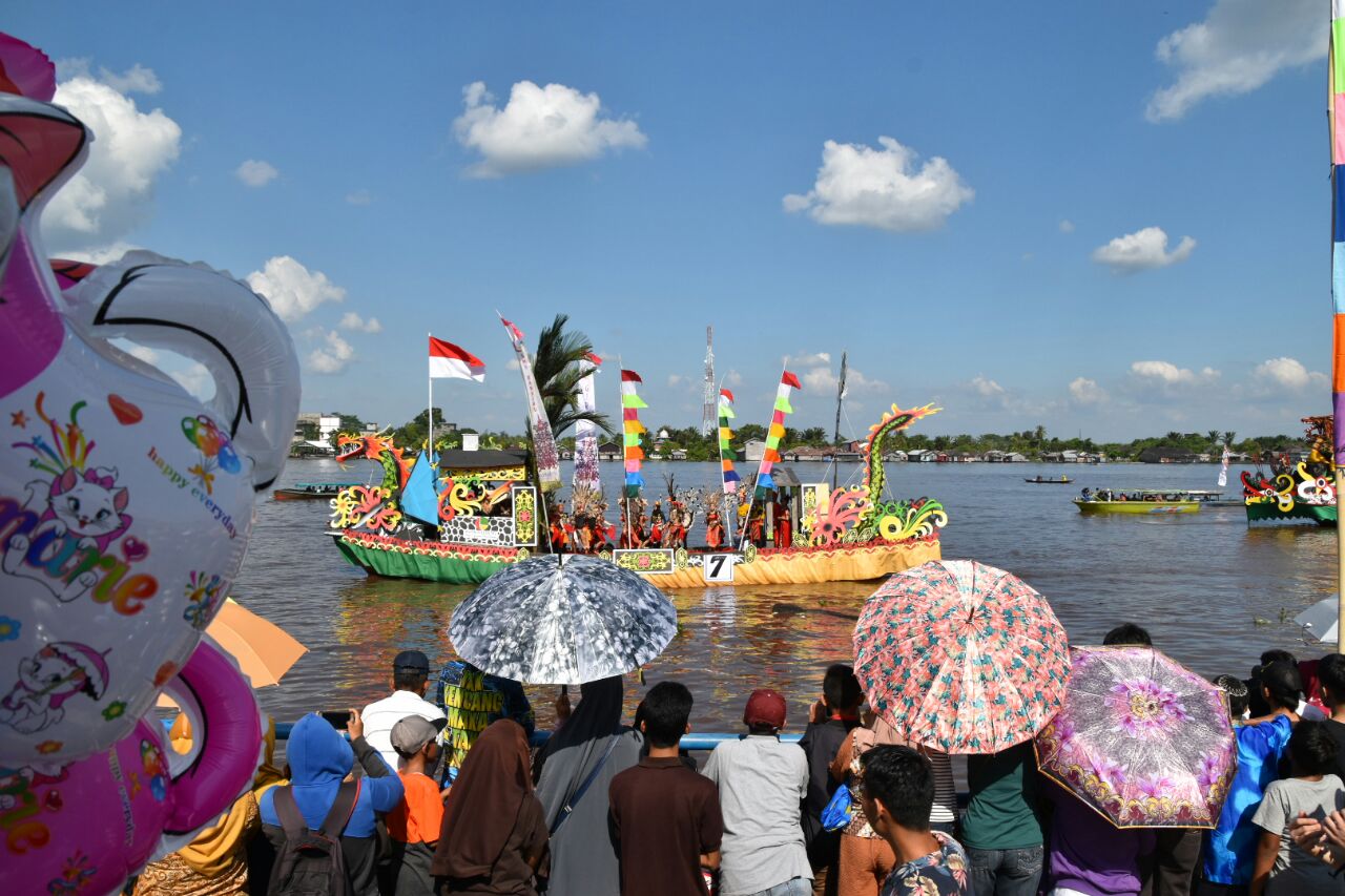 Pemenang Cabang Lomba Jukung Hias Kategori Kabupaten/Kota dan Umum/SOPD Di FBIM Tahun 2018