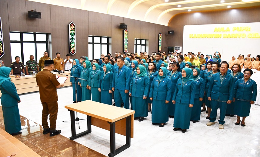 Bupati Kukuhkan Ketua TP PKK Kabupaten Barito Selatan