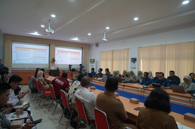 Asisten Ekbang Sri Widanarni Hadiri Press Release Kondisi Ekonomi Kalteng Triwulan I 2025, IKG serta Keadaan Ketenagakerjaan
