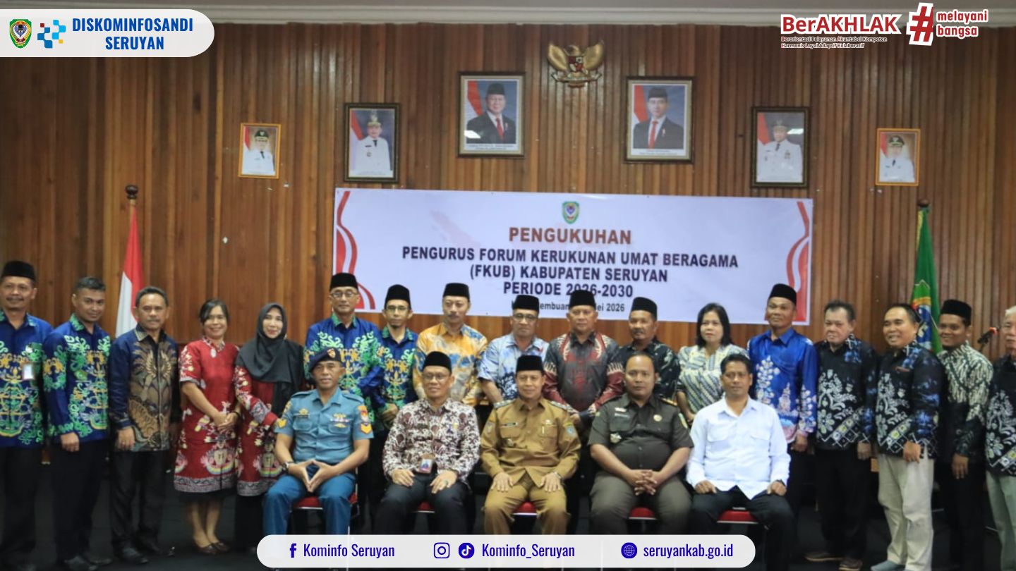 Wabup Kukuhkan Pengurus FKUB Seruyan 2026-2030, Tekankan Pentingnya Harmoni Antarumat