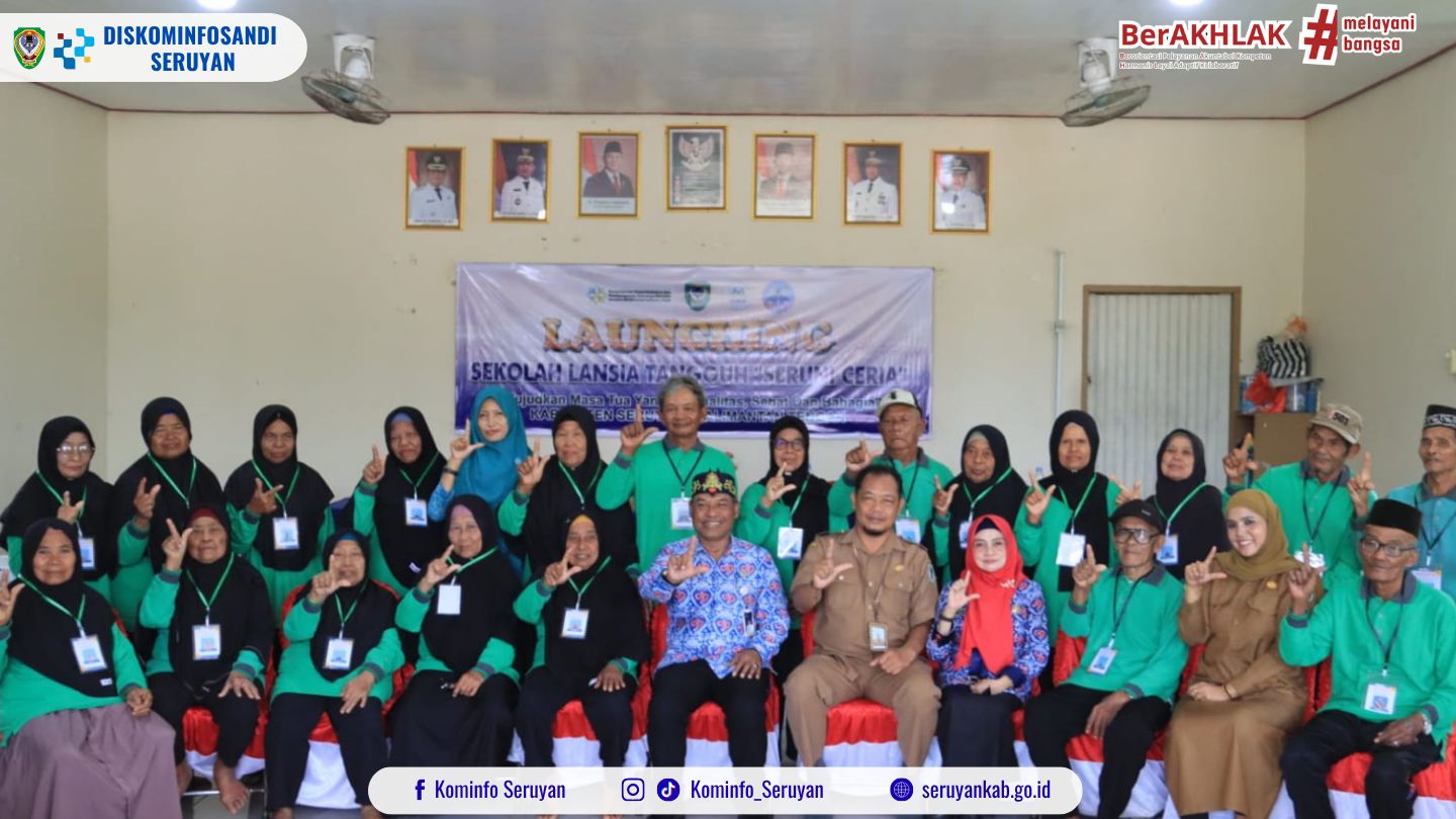 Launching Sekolah Lansia “Seruni Ceria”, Wujudkan Lansia Tangguh di Seruyan