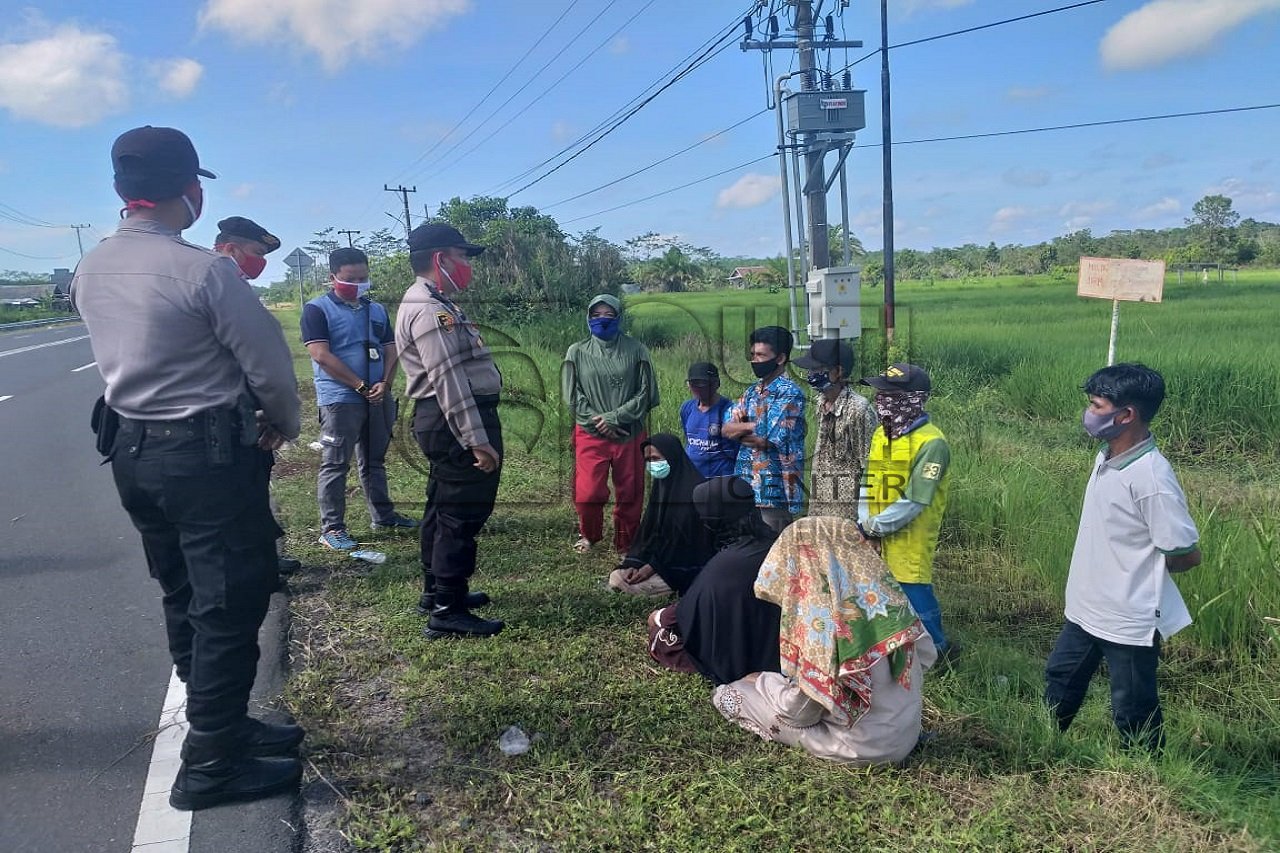 Polsek Kahil Laksanakan Kegiatan Penyuluhan Ketahanan Pangan Bagi Kelompok Tani