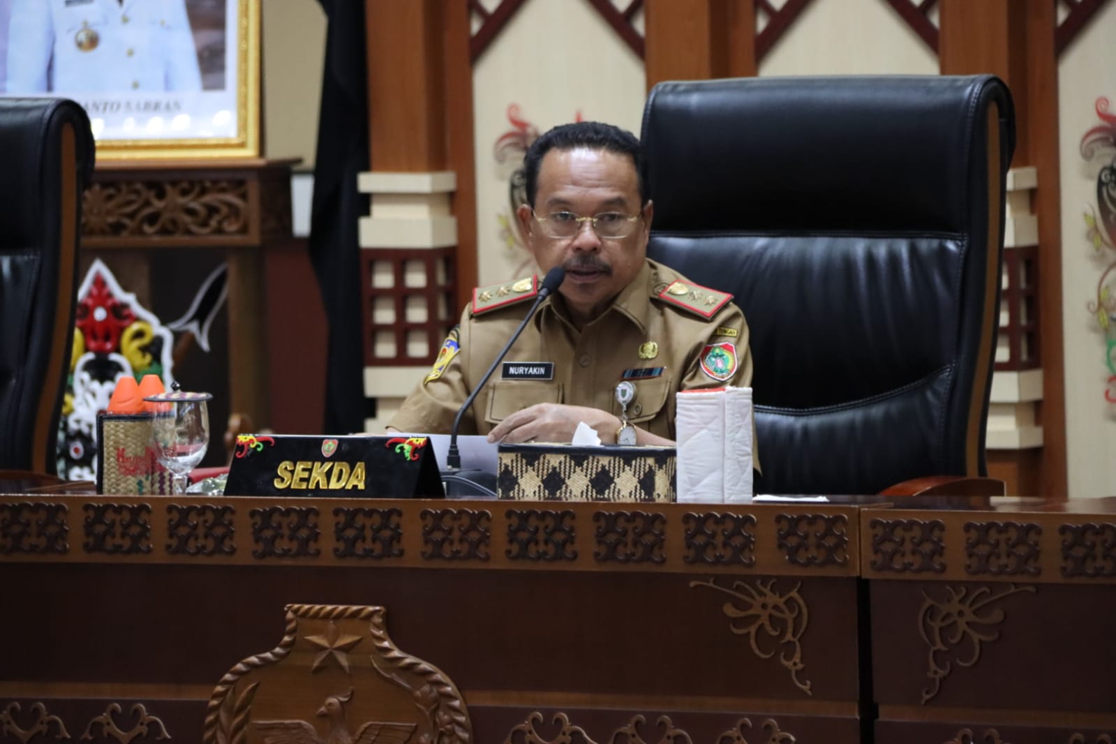 Sekda H. Nuryakin Buka Rakor Pemantapan Rencana Penanganan Darurat Karhutla di Wilayah Provinsi Kalteng Tahun 2023