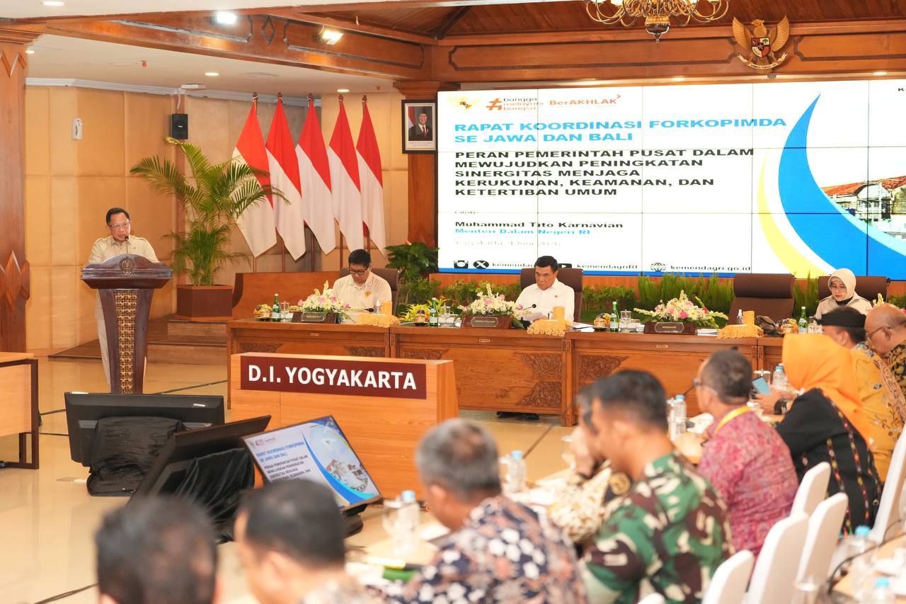 Stabilitas Kunci Kelancaran Pembangunan, Mendagri Kembali Ingatkan Forkopimda Jaga Soliditas