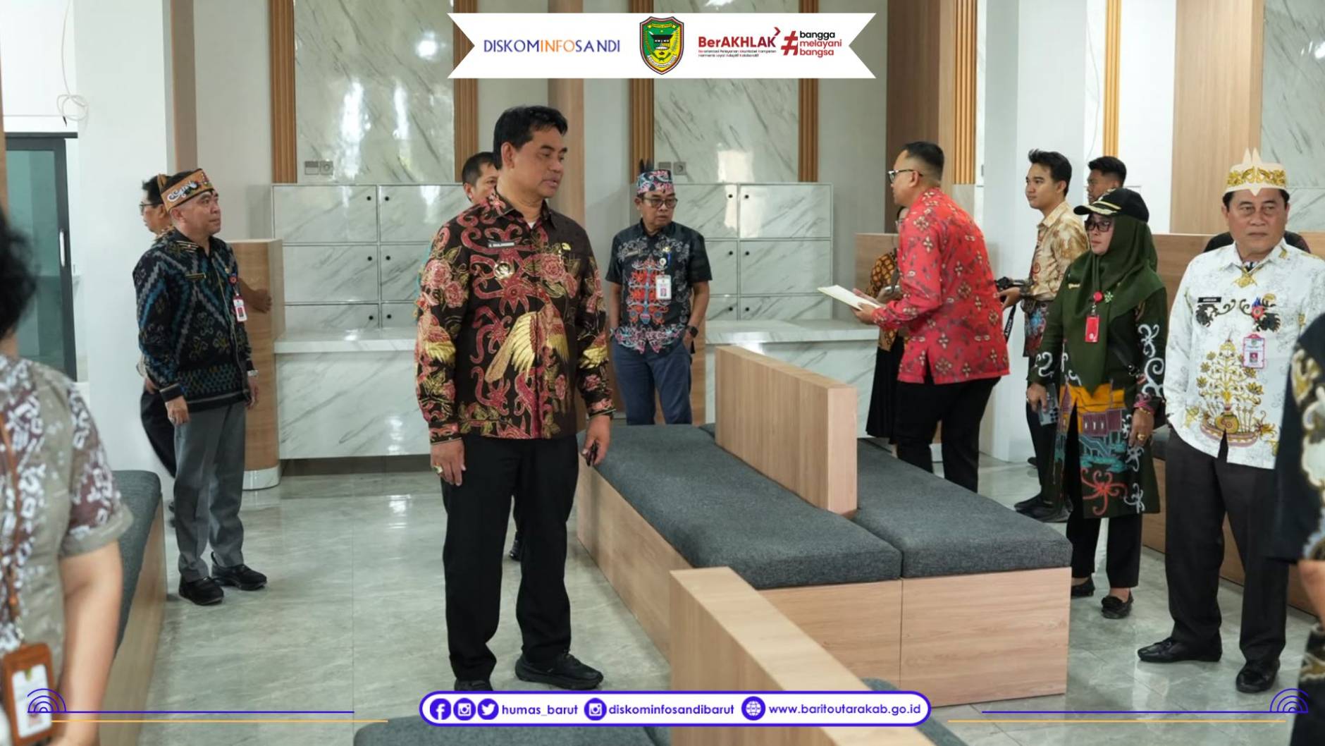 Bupati Barito Utara Tinjau Infrastruktur Kawasan Waterfront City