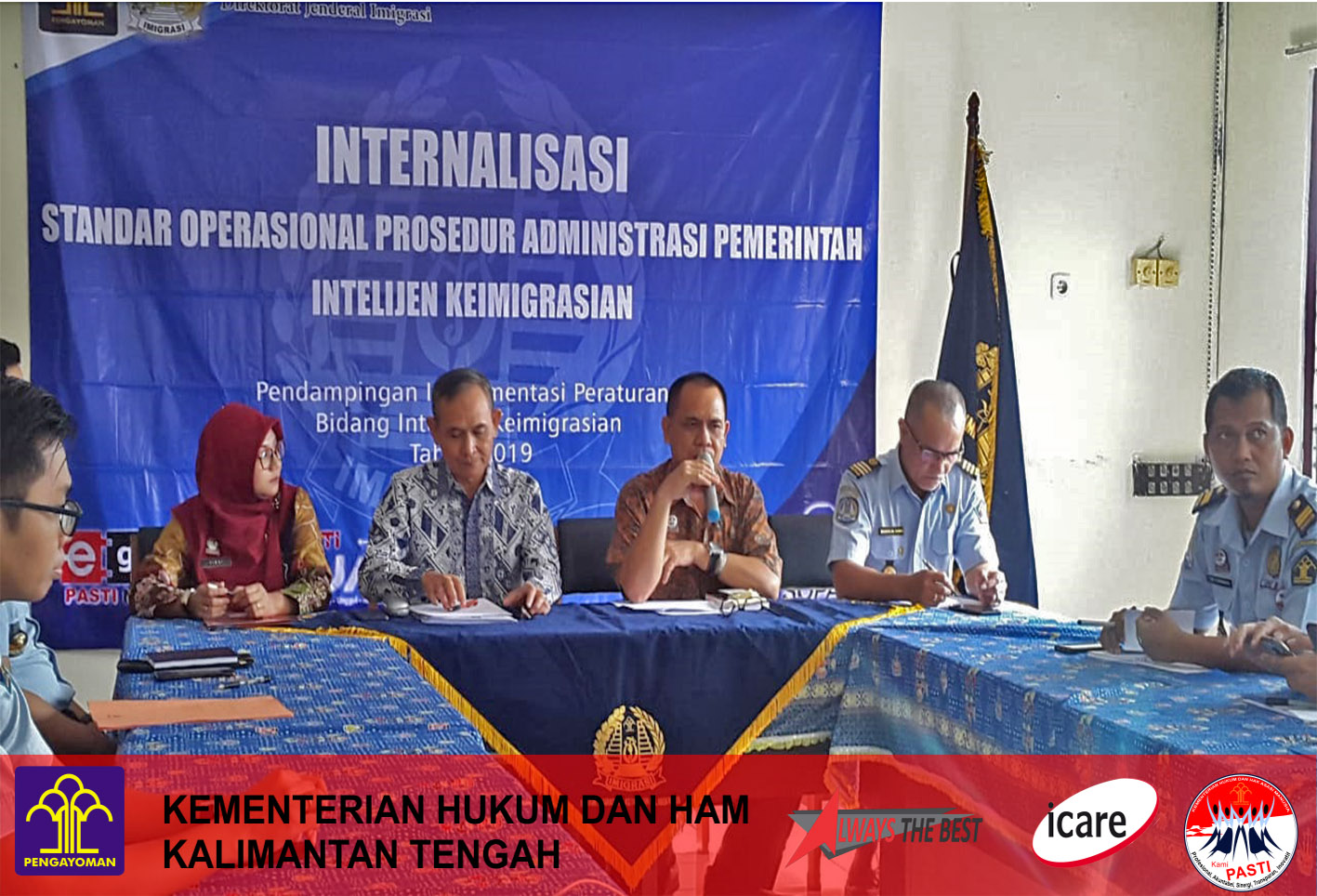 Kanwil Lakukan Pendampingan Peraturan SOPAP Bidang Intelijen di Kanim Palangka Raya