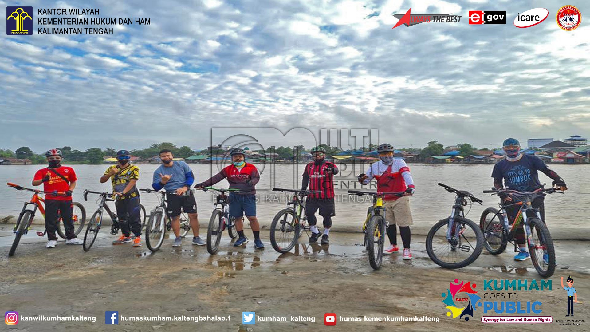 Lapalka Bersama Tim Gopas Palangka Raya Kembali Gowes Minggu Bersama