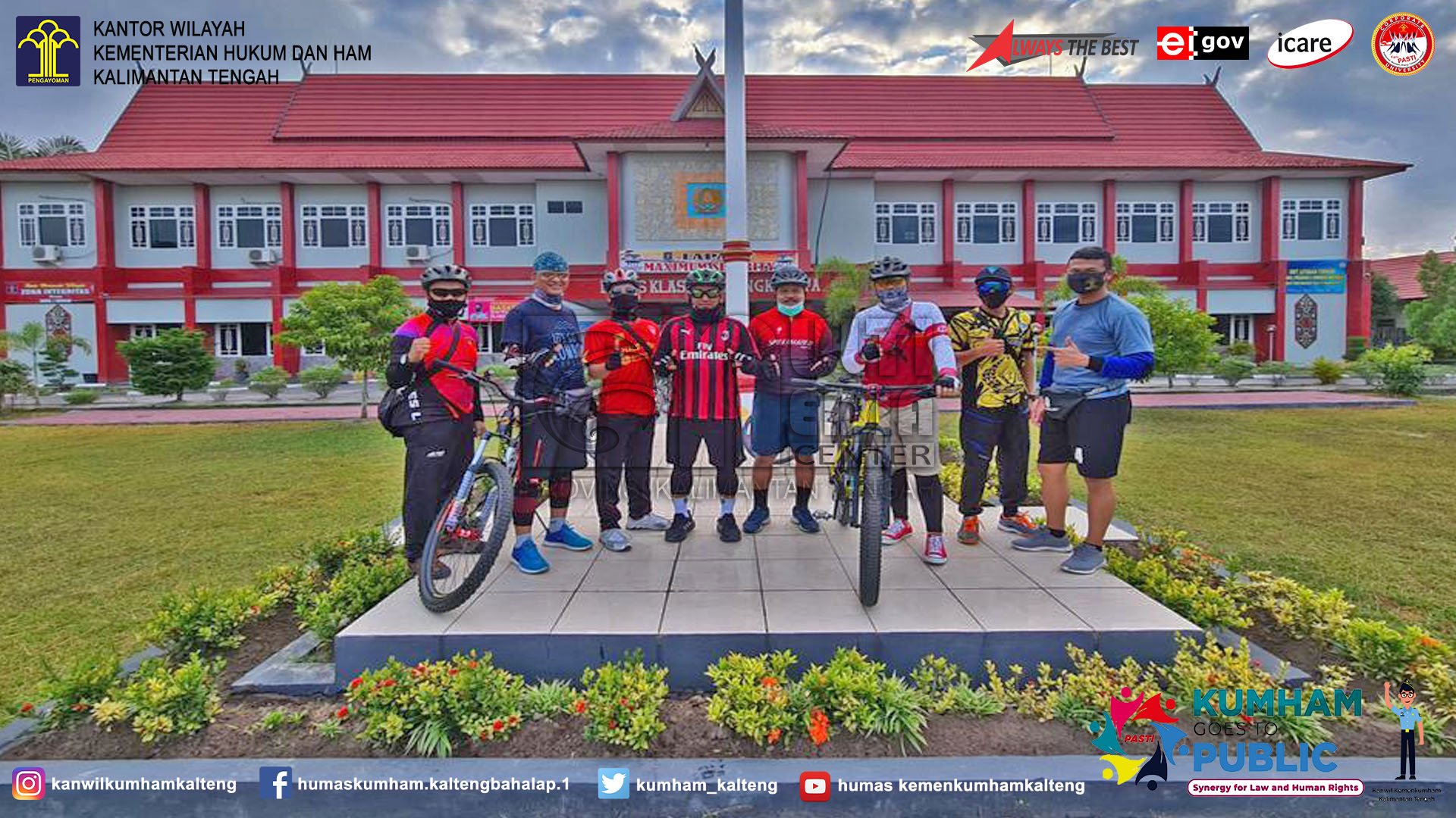 Lapalka Bersama Tim Gopas Palangka Raya Kembali Gowes Minggu Bersama