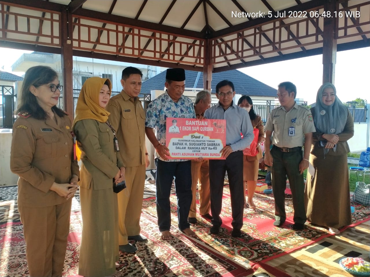 BPBPK Prov. Kalteng Salurkan Tali Kasih Gubernur ke Panti Asuhan Mutiara Bunda