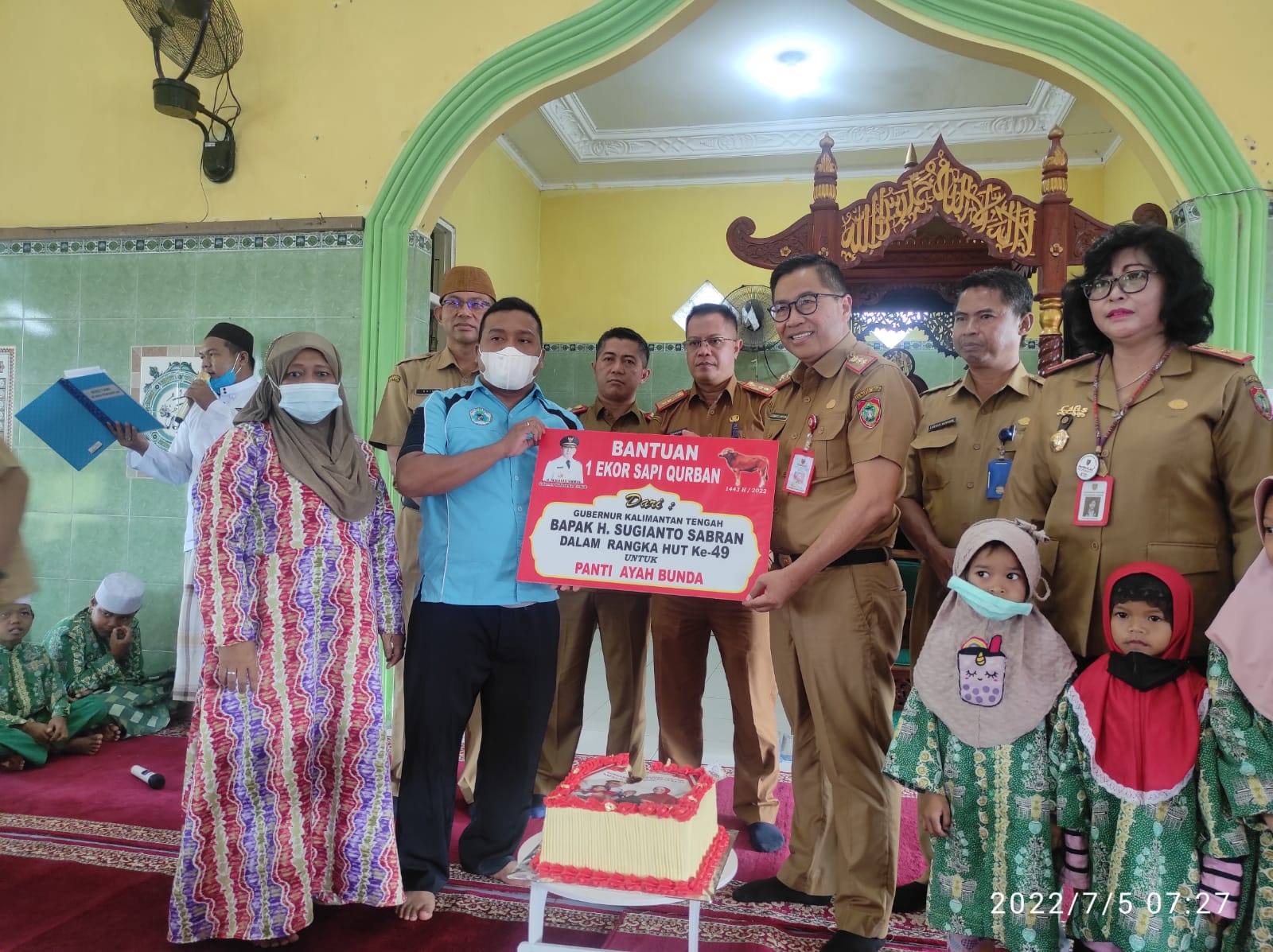 Ulang Tahun ke-49, Gubernur Kalteng Berbagi Berkah ke Panti Asuhan Ayah Bunda