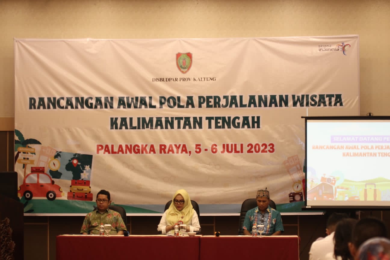 Kadisbudpar Adiah Chandra Sari Buka Kegiatan Rancangan Awal Pola Perjalanan Wisata Kalteng
