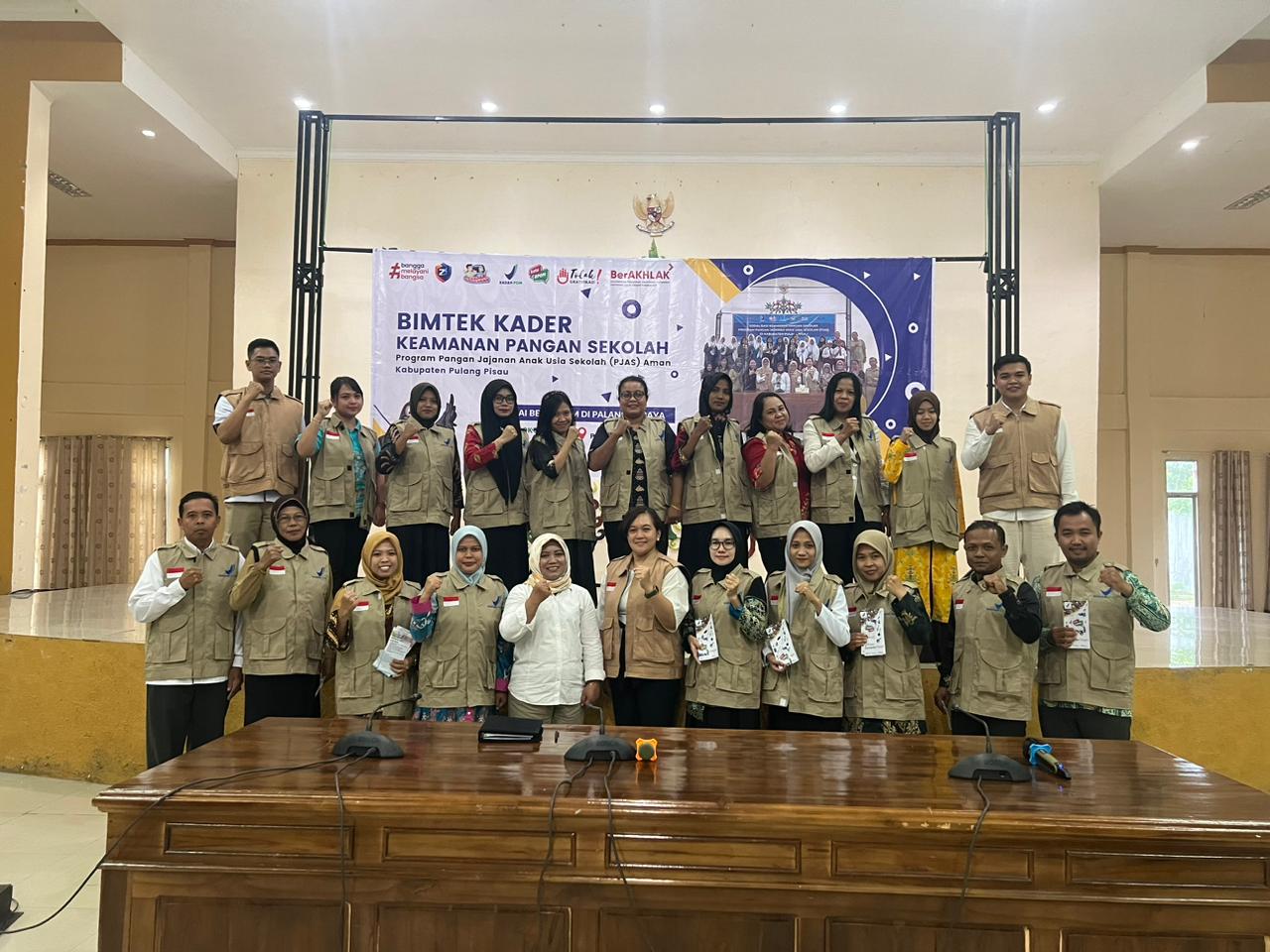 Balai Besar POM Palangka Raya Gelar Bimtek Kader Keamanan Pangan Sekolah di Kabupaten Pulang Pisau 