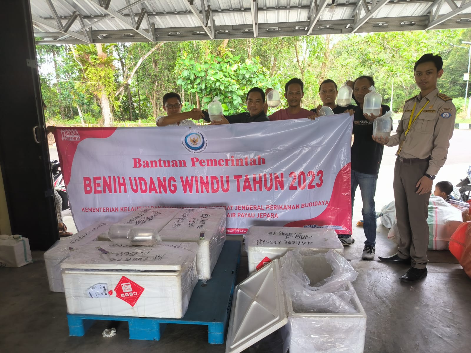 Kejar Target Produksi Udang Nasional, Kalteng Terima Bantuan Benih Udang Windu