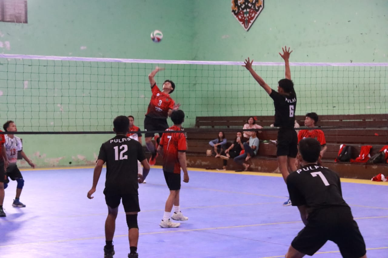 Hari Kedua Selekda Pra Popnas, Atlet Voli Kabupaten Pulang Pisau Kalahkan Atlet Voli Kapuas, Skor 3-0