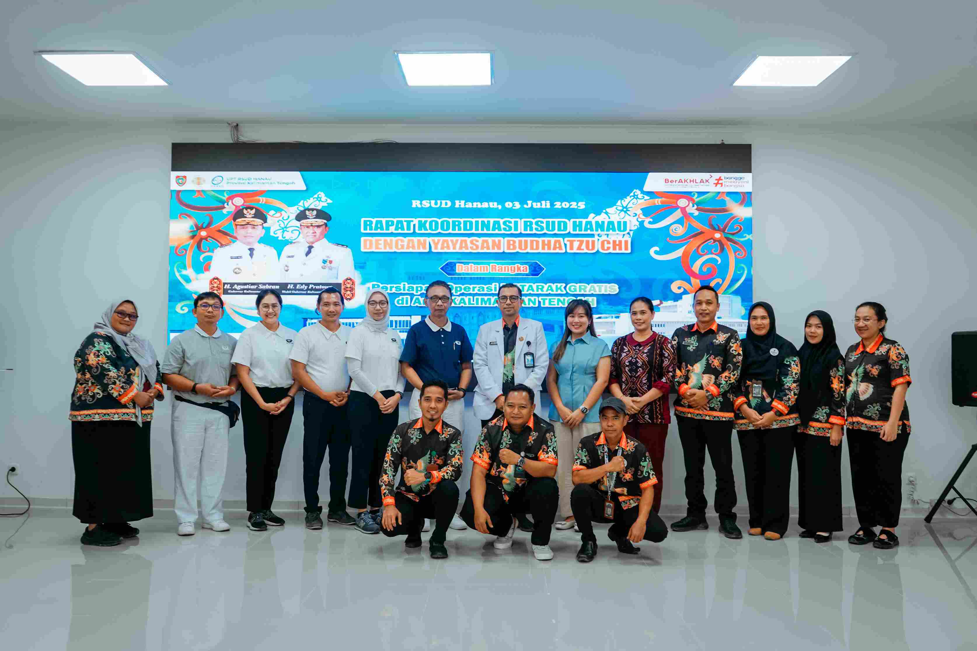 Persiapan Operasi Katarak Gratis, RSUD Hanau Gelar Rakor Bersama Yayasan Buddha Tzu Chi