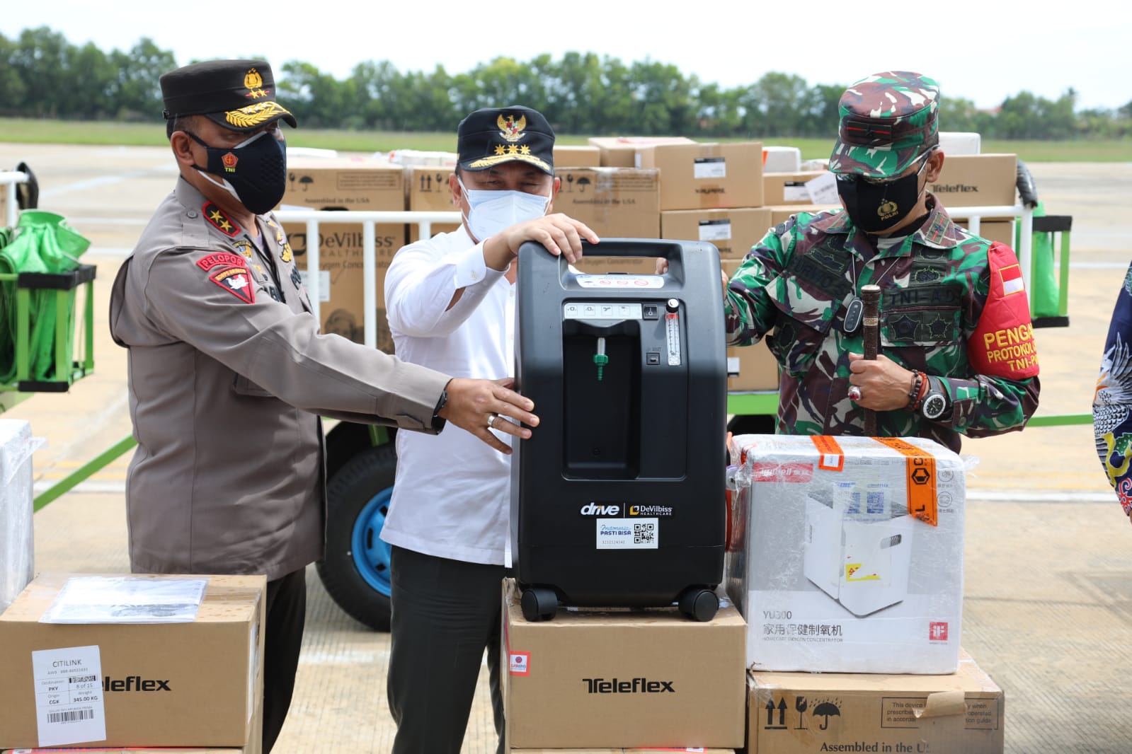 Gubernur Kalteng Terima Oksigen Konsentrator Bantuan Presiden 