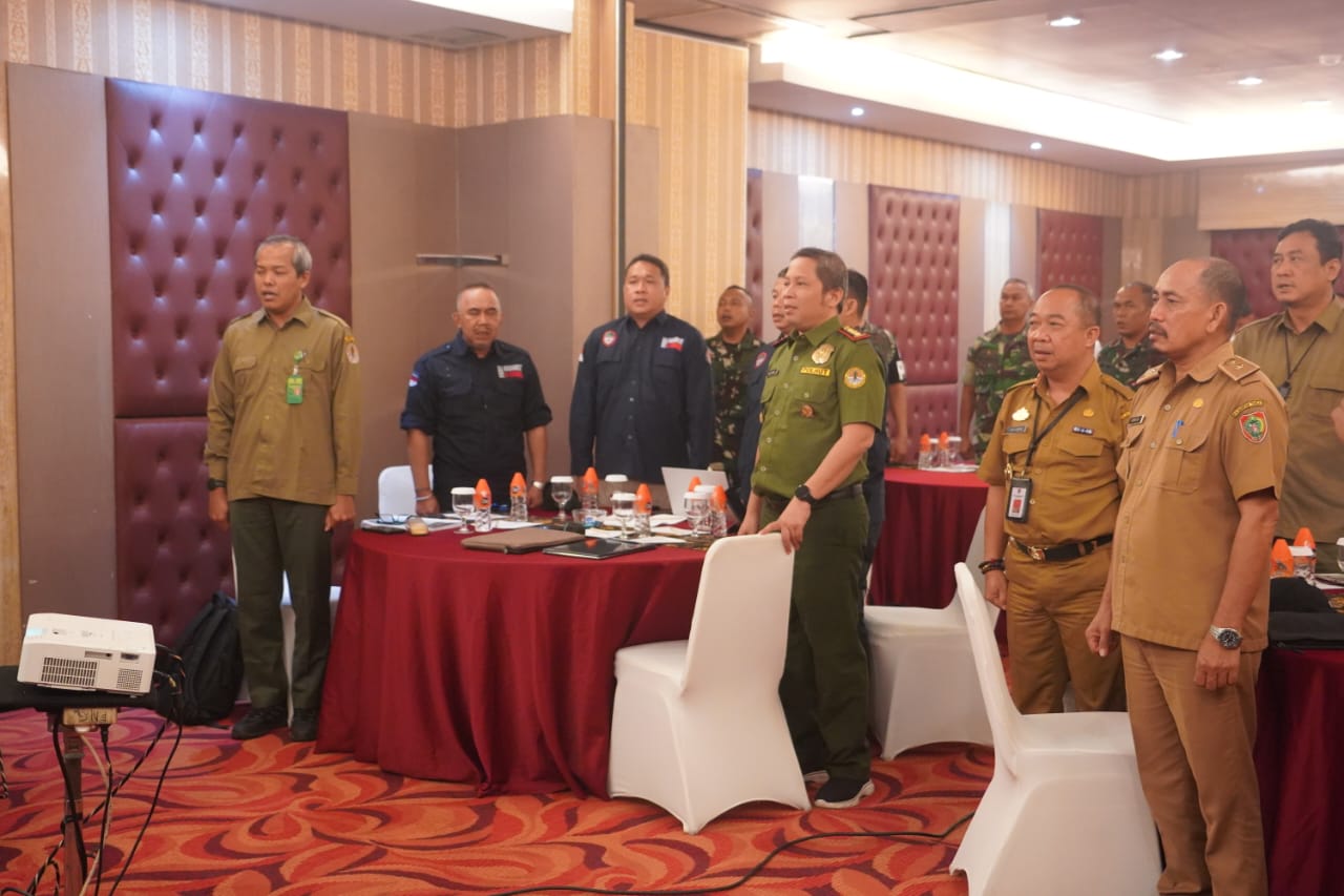 Mewakili Pemprov. Kalteng, Kepala DLH Hadiri Rakor Penertiban PETI di Taman Nasional Bukit Baka Bukit Raya