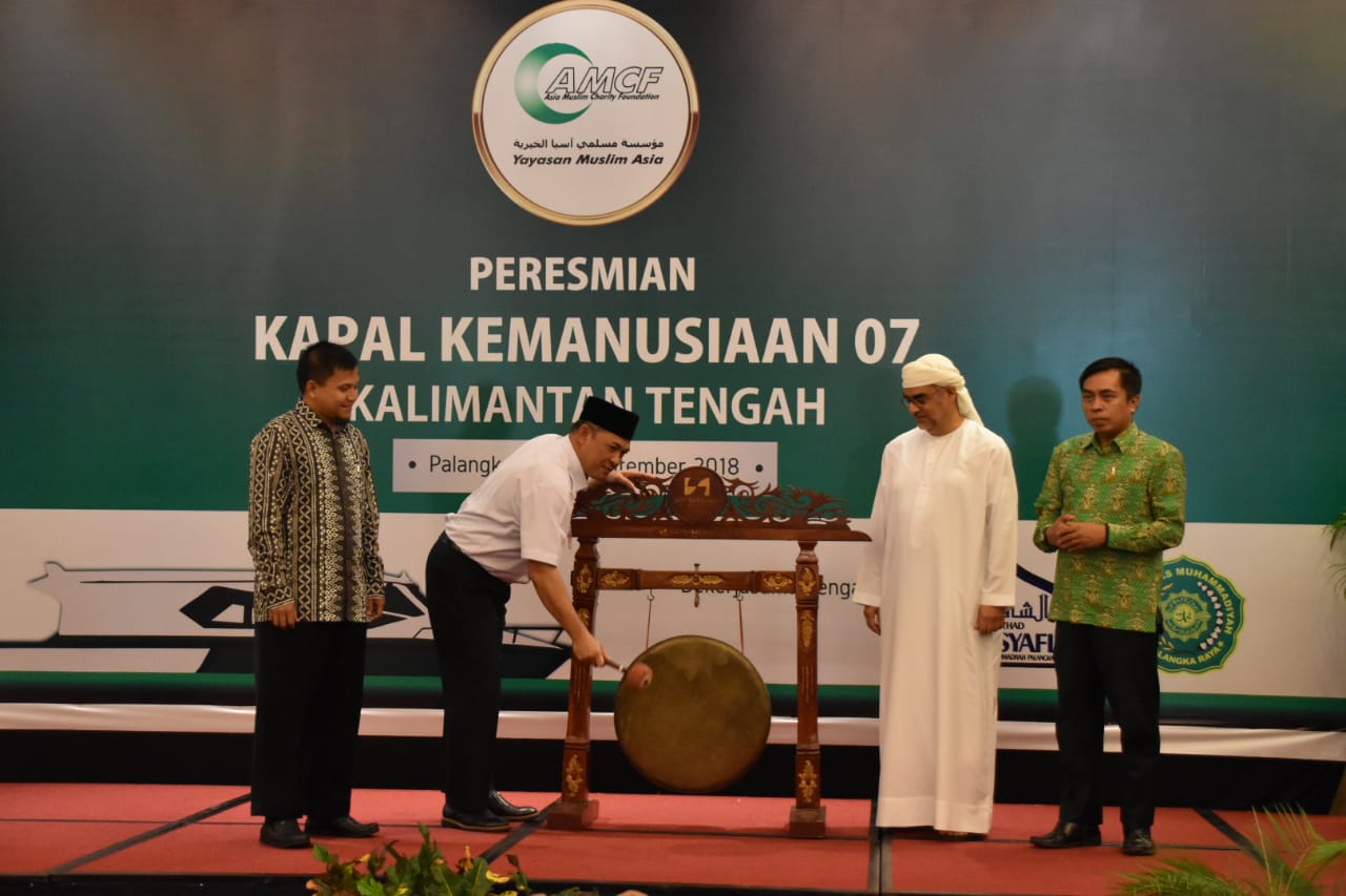 Peresmian Program Kapal Kemanusiaan 07 Oleh Pemprov. Kalteng dan AMCF