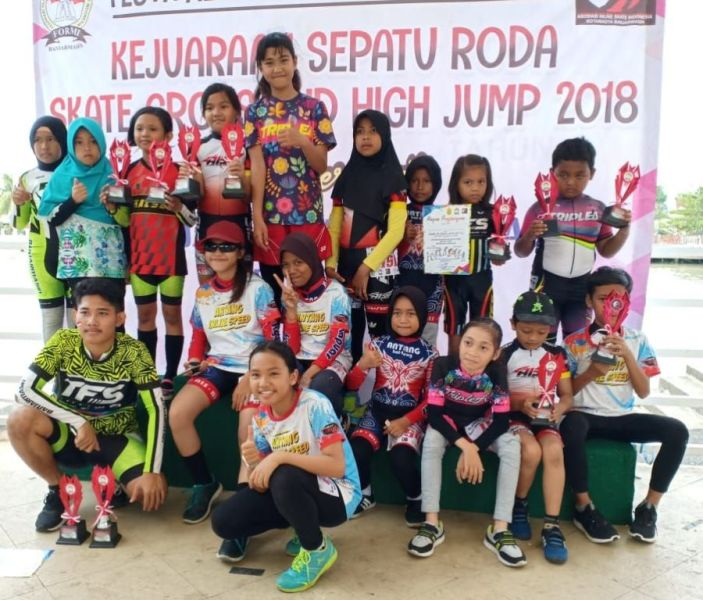 Kapuas Raih 10 Emas Pada Kejuaraan Skate Cross And High Jump 2018 Di Banjarmasin