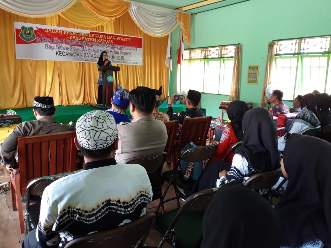 121 Siswa Bataguh Ikuti Sosialisasi Wawasan Kebangsaan